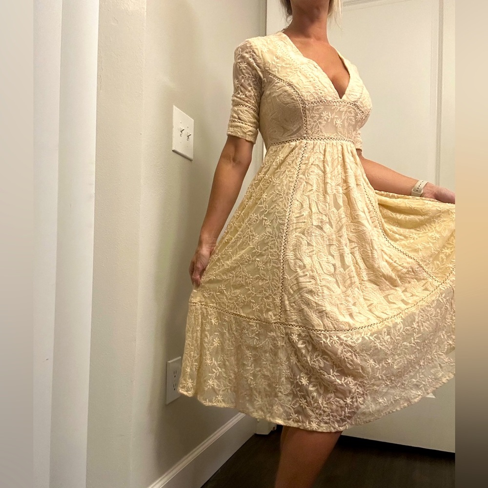 New Free People Lace Dress